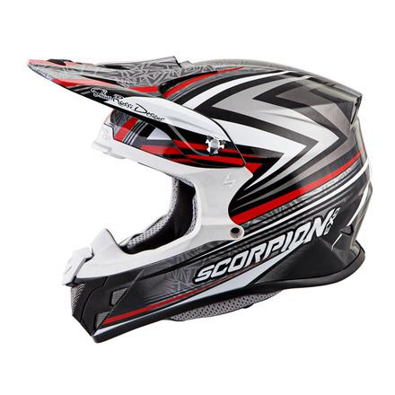 Scorpion - Scorpion VX-R70 Barstow Helmet - 70-6114 - Barstow Red - Medium