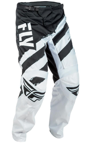 Fly Racing - Fly Racing F-16 Youth Pants (2018) - 371-93024 - Black/White - 24