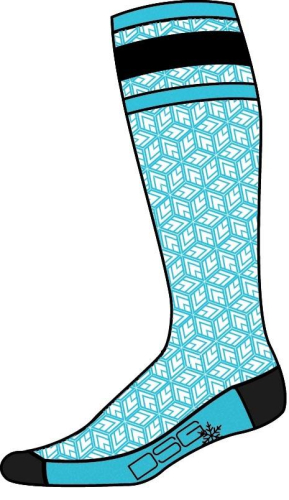 DSG - DSG Lightweight Performance Wool Womens Socks - 98945 - Blue - OSFM
