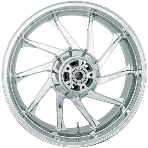 Coastal Moto - Coastal Moto Precision Cast Hurricane 3D Rear Wheel - 18in. x 5.5in. - Chrome - 3D-HUR185CH