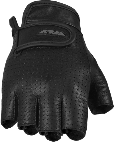 Fly Racing - Fly Racing Half-N-Half Leather Gloves - Perforated - 476-0040-6 - Black - 3XL