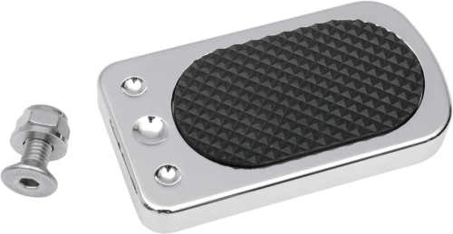 Drag Specialties - Drag Specialties Chrome Brake Pedal Covers - 1610-0133