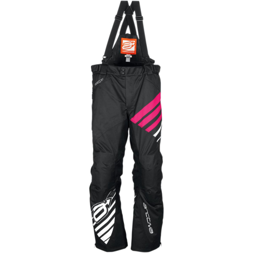 Arctiva - Arctiva Comp Insulated Womens Bib - XF-2-3131-0480 - Black/Pink - Medium