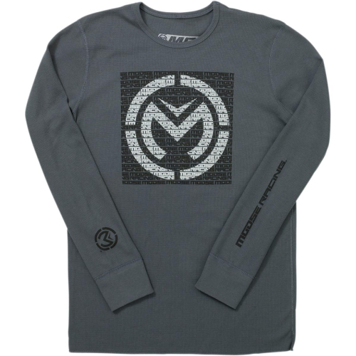 Moose Racing - Moose Racing Multiplicity Thermal Shirt - 3050-4658 - Gray - Large