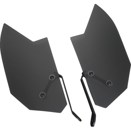 Show Chrome - Show Chrome Aeroflo Lower Wind Deflectors - Smoke - 44-107