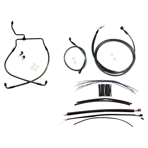Magnum - Magnum Black Pearl Handlebar Installation Kit for 12-14in. Ape - 487331