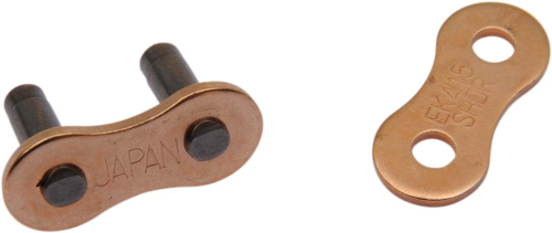 EK Chain - EK Chain Rivet Connecting Link for 415 SHDR Non-Sealed Sprint Race Series Chain - Gold - 415SHDR-PLS/G