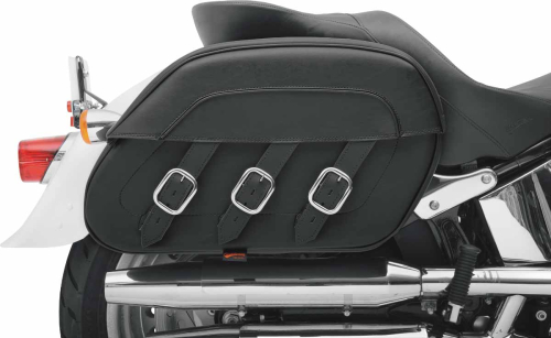 Saddlemen - Saddlemen Rigid-Mount Quick-Detach Slant Saddlebag - Drifter - 3501-0224
