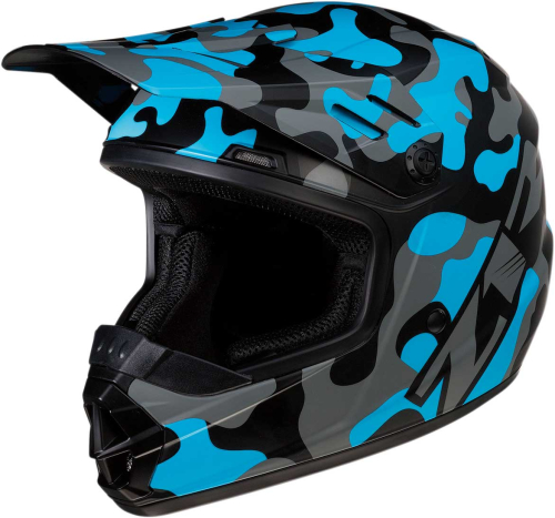 Z1R - Z1R Rise Ascend Graphic Youth Helmet - 0111-1267 - Camo/Blue - Small