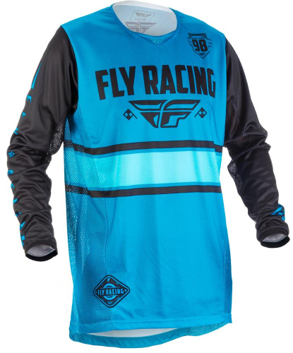 Fly Racing - Fly Racing Kinetic Era Jersey - 371-421L - Blue/Black - Large
