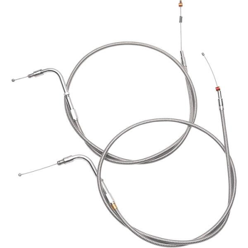 Barnett - Barnett Stainless Clear-Coated Throttle Cable (+12in.) - 102-30-30018-12