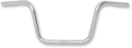 Flanders - Flanders 1in. Mini Ape Hanger Classic Bend Handlebar - Knurled and Dimpled - Chrome - 650-48095
