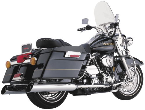 Cobra - Cobra 4in. Slip-Ons - Upper Cut - Chrome - 6201UC