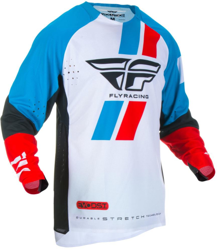 Fly Racing - Fly Racing Evolution DST Jersey - 372-222L - Red/Blue/Black - Large