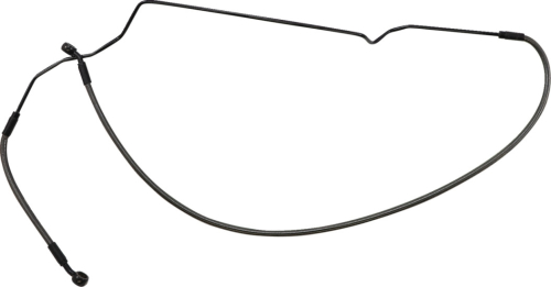 Magnum - Magnum Braided Front Brake Line - Stock / +2in. - Black Pearl - AS475031