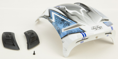 G-Max - G-Max Top Vent for GM69 Helmet - Crusader II White/Blue - G069007