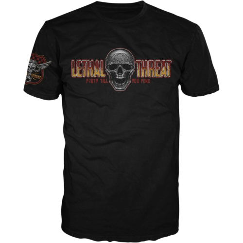 Lethal Threat - Lethal Threat Vintage Velocity Three B T-Shirt - VV40163XL - Black - X-Large