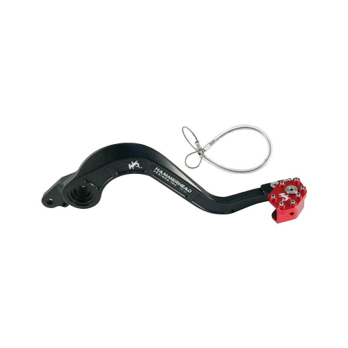 Hammerhead Designs - Hammerhead Designs Rear Brake Pedal Lever Kit - Large Aluminum Brake Tip - Red - 02-0452-20-11