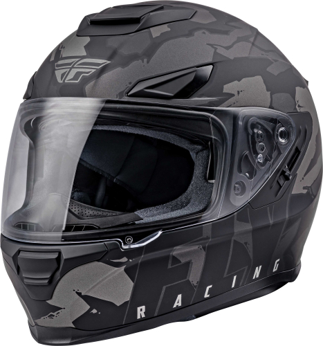 Fly Racing - Fly Racing Sentinel Ambush Helmet - 73-8330XS - Gray/Black - X-Small