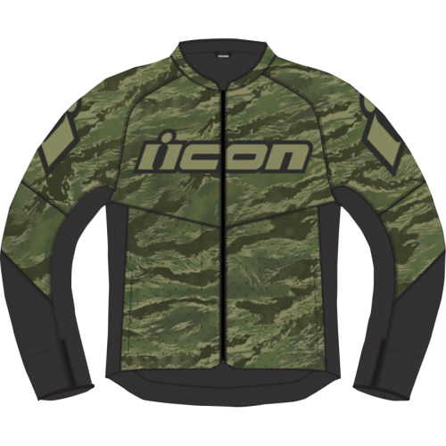 Icon - Icon Hooligan CE Tigers Blood Jacket - 2820-6152 - Green - Small