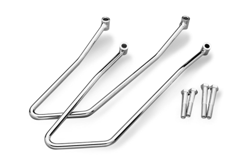 Khrome Werks - Khrome Werks Saddlebag Support Brackets - Chrome - 110875B