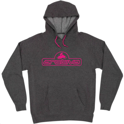 Arctiva - Arctiva Snowbound Womens Hoody - 3051-1099 - Gray/Pink - Medium
