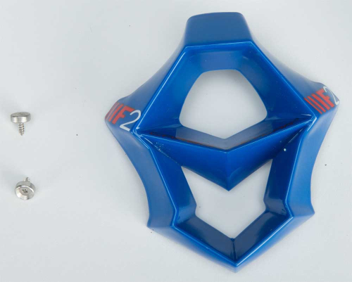 Fly Racing - Fly Racing Mouth Piece for F2 Carbon-Animal Helmets - Blue/White/Red - 73-46412