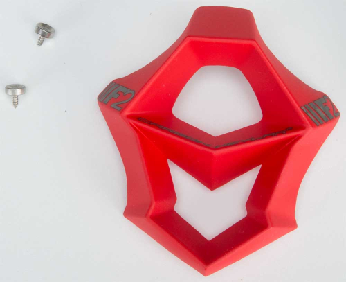 Fly Racing - Fly Racing Mouth Piece for F2 Carbon-Pure Helmets - Matte Red/Black - 73-46422