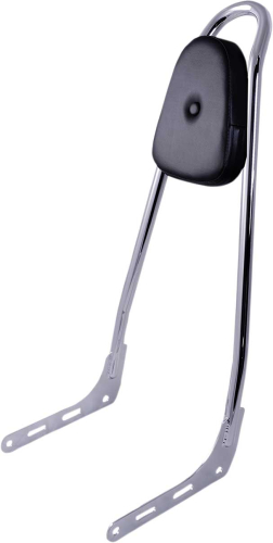 Motherwell - Motherwell One-Piece Sissy Bars - Chrome - 156T18-CH-WP