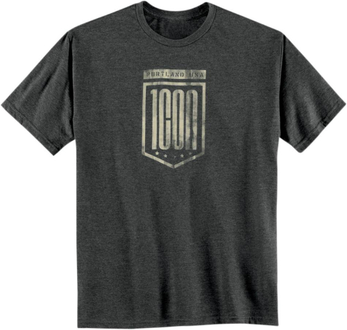 Icon - Icon 1000 Crest T-Shirt - 3030-6764 - Heather Gray - 2XL