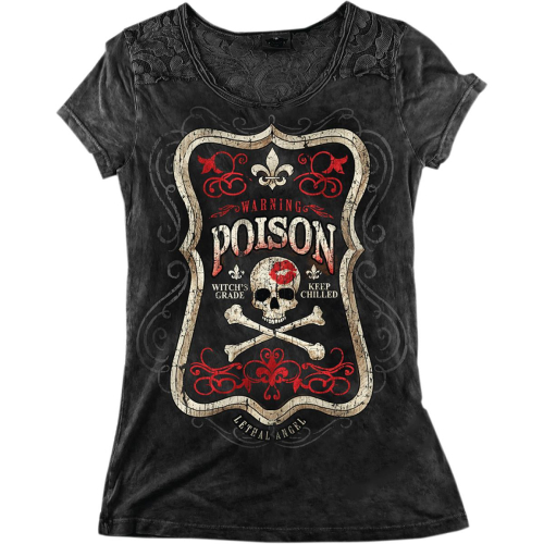 Lethal Threat - Lethal Threat Poison Womens T-Shirt - LA20548S - Black - Small