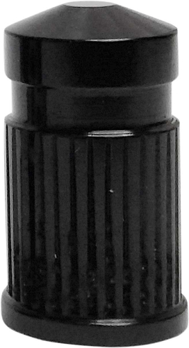 Avon Grips - Avon Grips Valve Stem Caps - Round - Black - SVC-307-ANO