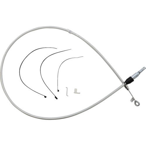 Magnum - Magnum Alternate Length Sterling Chromite Quick Connect Braided Upper Clutch Cable - 54in. - 323420HE