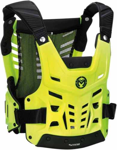 Moose Racing - Moose Racing Synapse Lite Roost Deflector - 2701-0914 - Hi-Viz/Black - Md-Lg