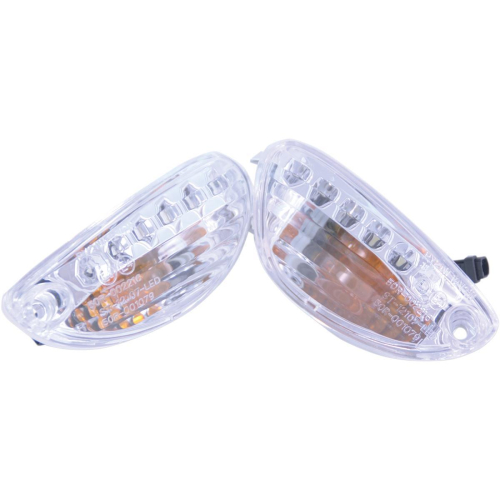 Competition Werkes - Competition Werkes DRL Integrated Turn Signals - Clear - MPH-12107CC