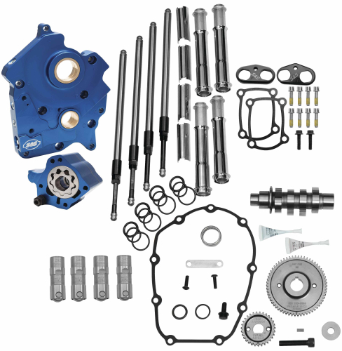 S&S Cycle - S&S Cycle 475 Gear Drive Camchest Kit - Chrome - 310-1006