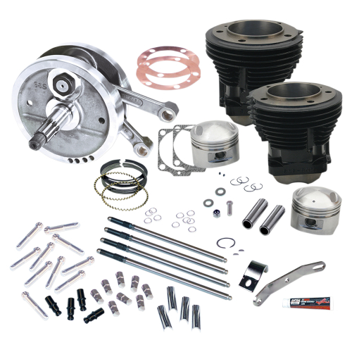 S&S Cycle - S&S Cycle Big Bore Stroker Kit - 96in. - 9.1:1 Compression - 91-9134