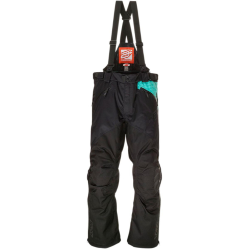 Arctiva - Arctiva LAT48 Insulated Womens Bib - 3131-0516 - Black/Mint - Small