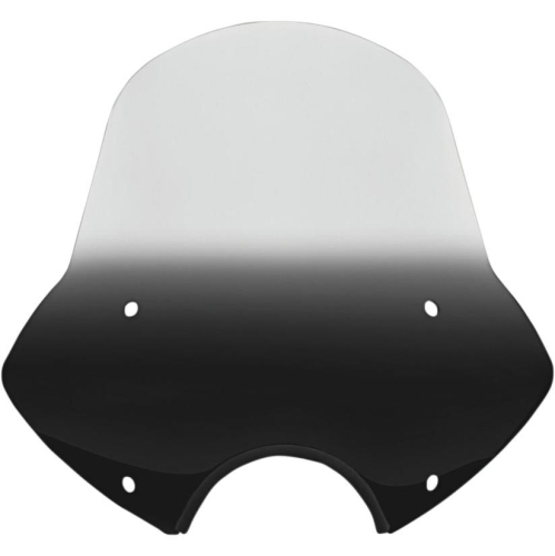 Memphis Shades - Memphis Shades Speed Demon Sportshield Windshield (7in. Cutout) - Gradient Black - MEP5411