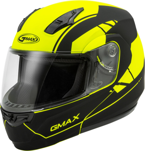 G-Max - G-Max MD04 Article Helmet - G1042743 - Matte Hi-Vis/Black - X-Small
