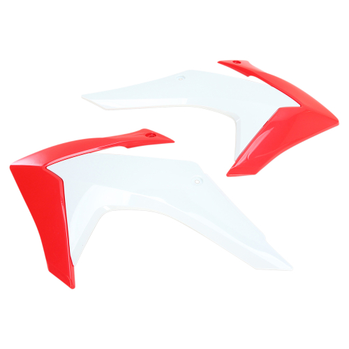 UFO Plastics - UFO Plastics Radiator Covers - OEM Red/White - HO04675-999