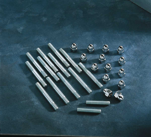 Drag Specialties - Drag Specialties Chrome Acorn Rocker Box Bolt Set - MK238