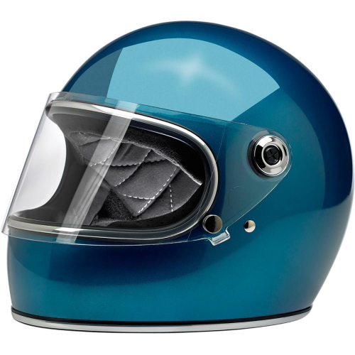 Biltwell Inc. - Biltwell Inc. Gringo S Solid Helmet - 1003-316-102 - Gloss Pacific Blue - Small