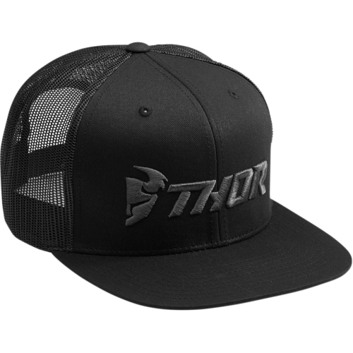 Thor - Thor Trucker Snapback Hat - 2501-2763 - Black/Gray - OSFM