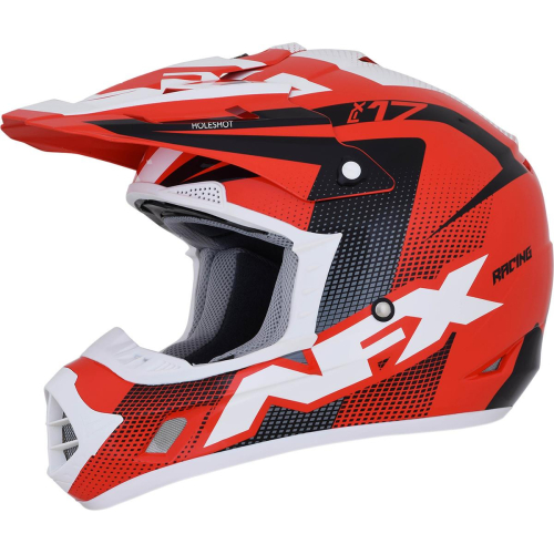 AFX - AFX FX-17 Holeshot Helmet - 0110-5300 - Red/Black/White - Large