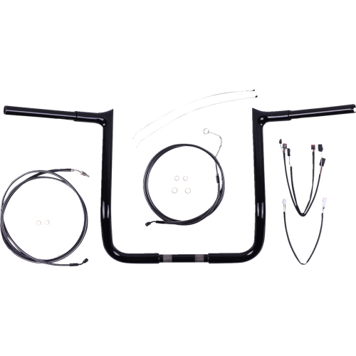 Magnum - Magnum 1-1/4in. Viking Handlebar Installation Kit - 14in. - Black Pearl - 48888-414