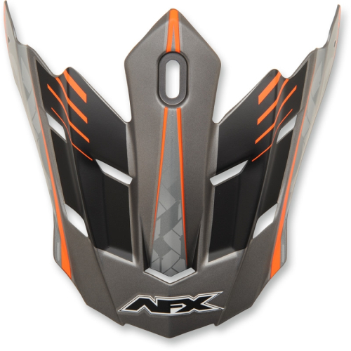 AFX - AFX Peak for FX-17/Y Helmets (2016 Models) - Factor Frost Gray/Orange - 01320933