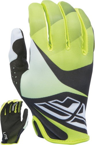 Fly Racing - Fly Racing Lite Gloves (2017) - 370-01509 - Lime/Black/White - 9