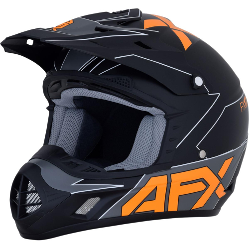 AFX - AFX FX-17 Graphics Helmet - 0110-6505 - Black/Orange - Medium
