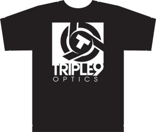 Triple 9 Optics - Triple 9 Optics Logo T-Shirt - 37-2750M - Black - Medium